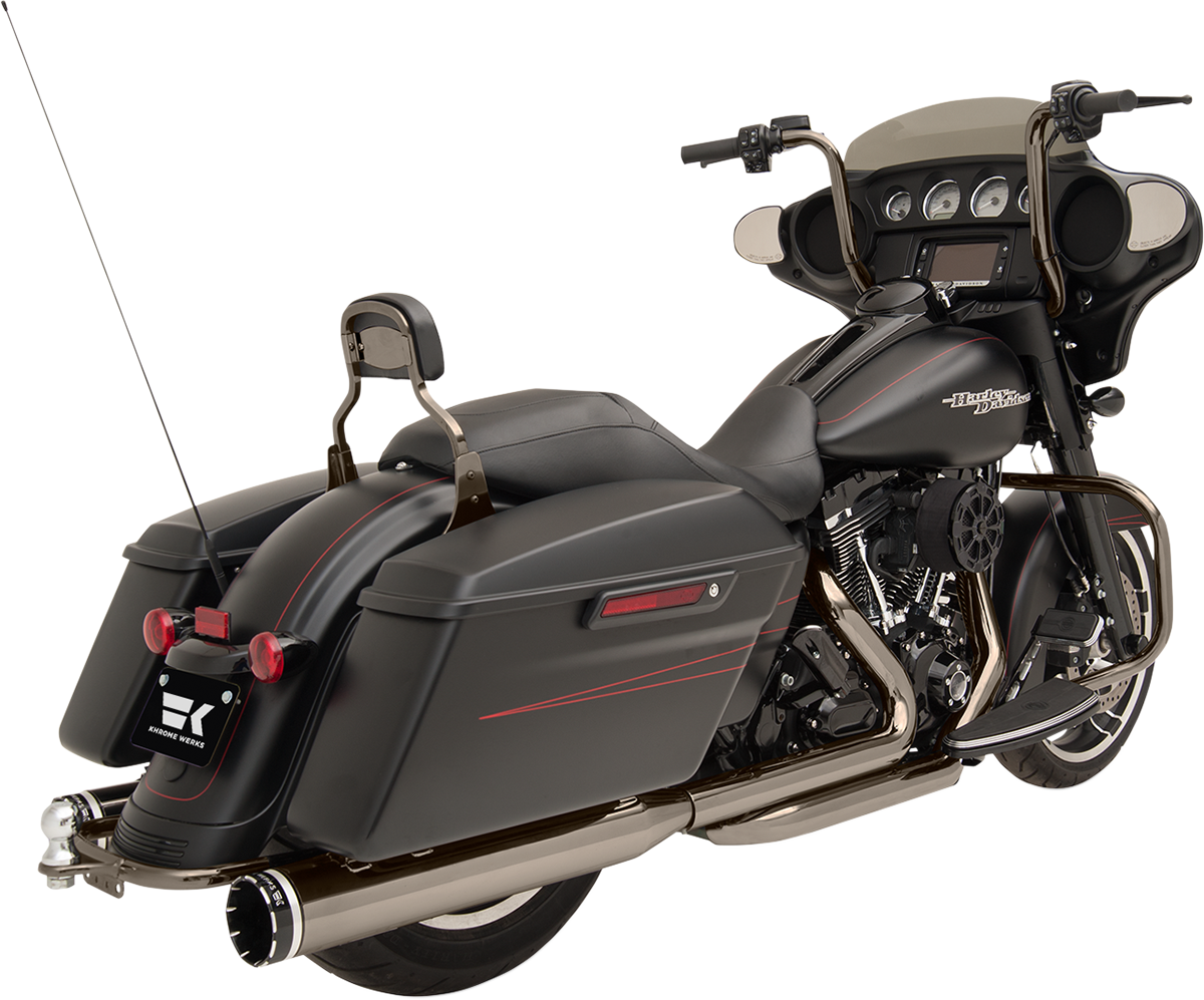 2-into-2 Dominator Exhaust System - Eclipse® - '09-'16 FL - With 4-1/2" Muffler - Image 2