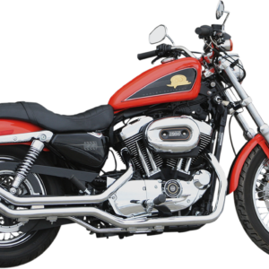 Side by Side Upsweep Exhaust System - Chrome