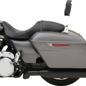 2-into-2 Dominator Exhaust System with 4-1/2" Mufflers - Black - FL
