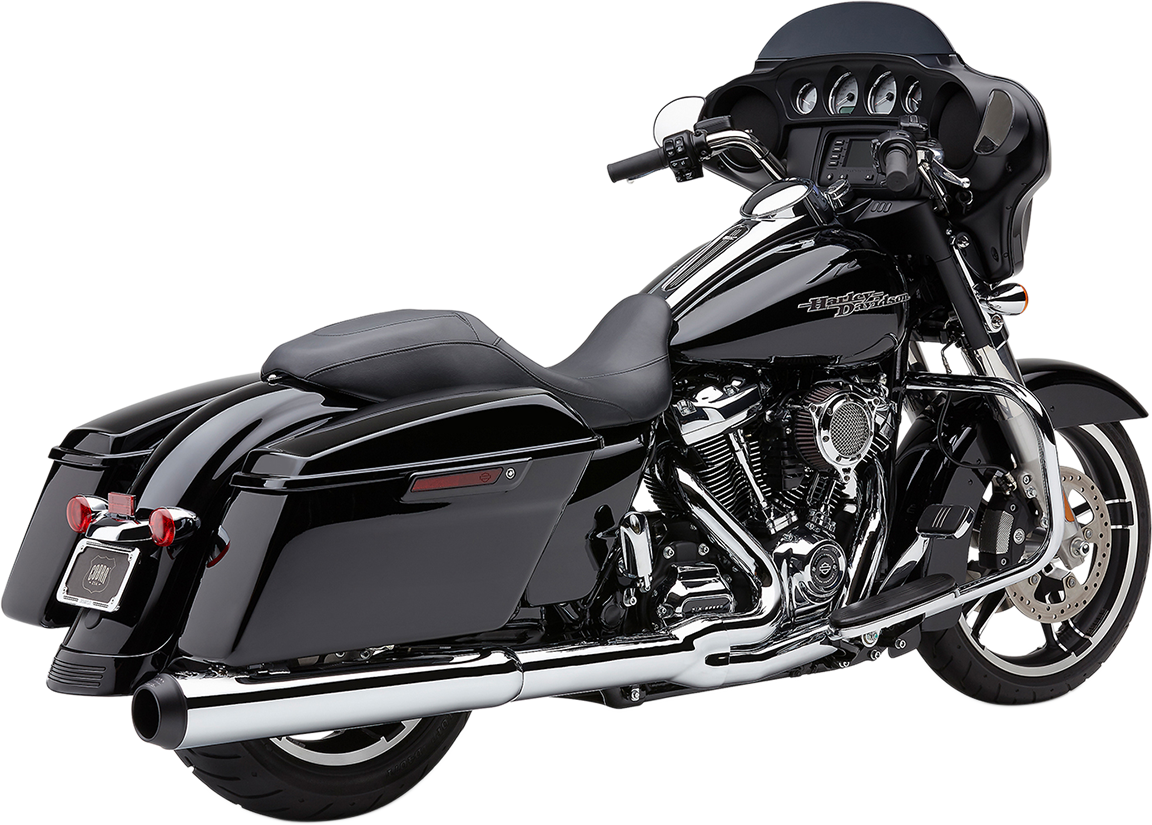 Powr-Flo 2:1 Exhaust - Chrome - '17-'20 FL