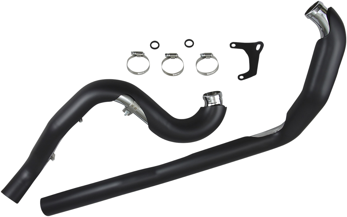 True Dual Headpipes - Black - '95-'06 FL - Image 3