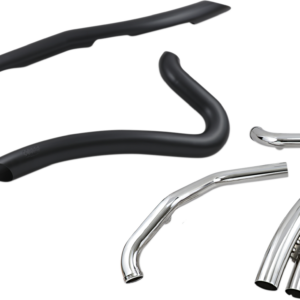 Speedster Swept Short Exhaust - Black