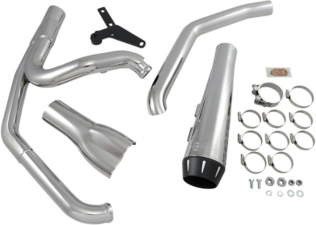 2-into-1 Road Rage Exhaust System - Chrome - Image 2