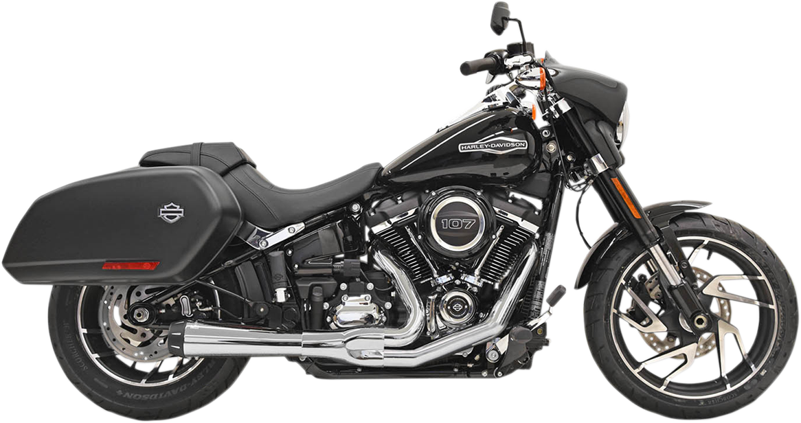 2-into-1 Road Rage Exhaust System - Chrome
