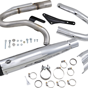 2:1 Exhaust for M8 Softail - Chrome