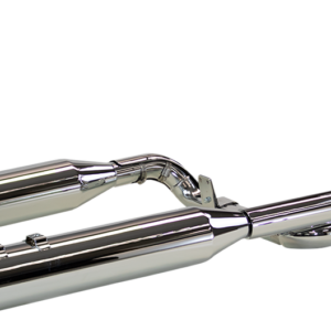 2-Into-2 Two-Step Crossover Header System - Chrome - FL