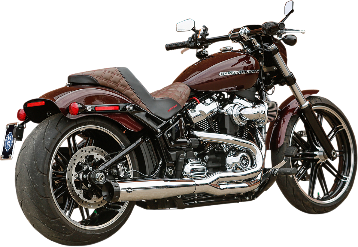 2:1 50 State Exhaust for M8 Softail - Chrome - Image 2