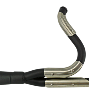 Assault 2:1 Exhaust - Black/Stainless Steel - '07-'17 Softail