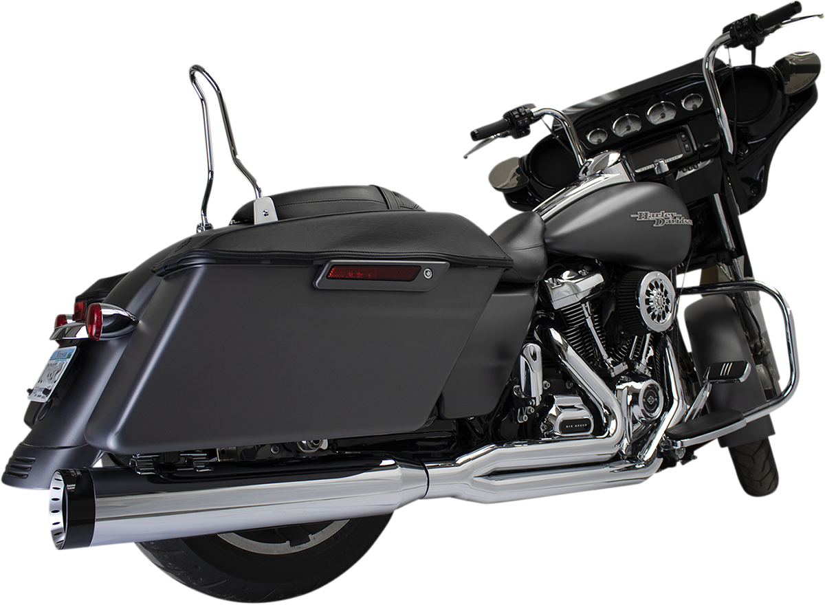 2-into-1 Outlaw Exhaust System - Chrome - No End Cap Included