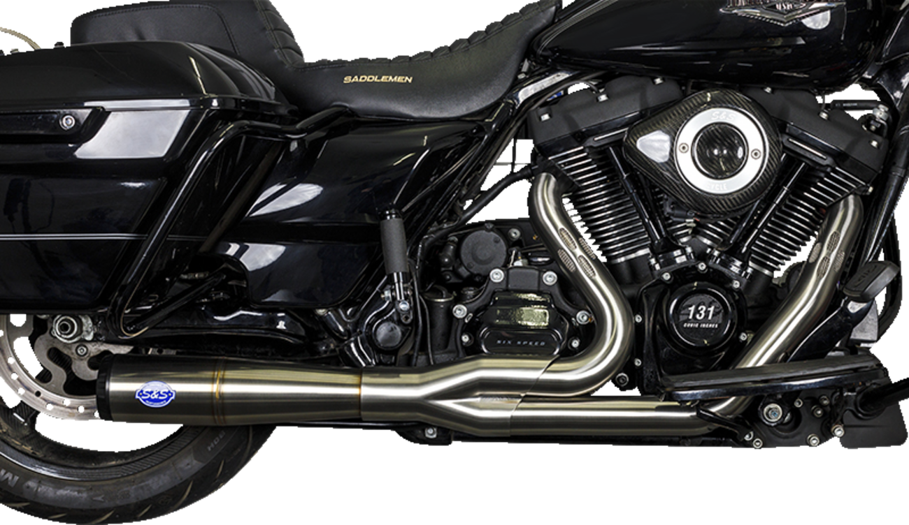 2-into-1 Diamondback Exhaust System - Stainless Steel - Race Only - Image 2