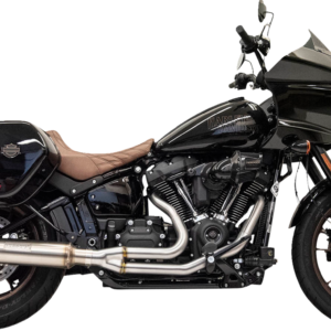 2-into-1 Stainless Exhaust System with 4" Super Bike Muffler