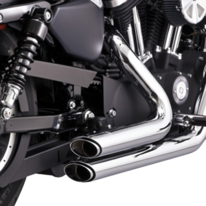 Shortshots Staggered Exhaust System - Chrome