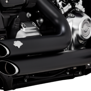 Shortshots Staggered Exhaust System - Matte Black