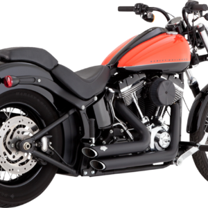 Shortshots Staggered Exhaust System - Matte Black