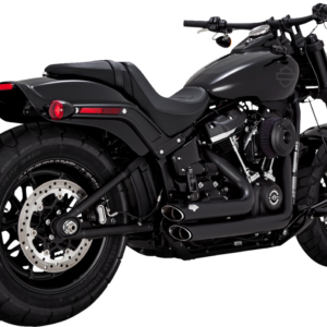 Shortshots Staggered Exhaust System - Matte Black