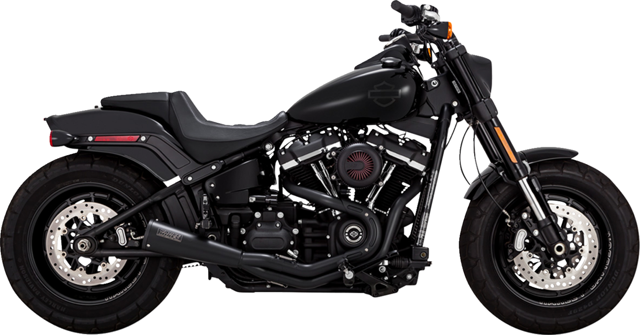 2-into-1 Upsweep Exhaust System - Black - Stainless Steel - Image 2