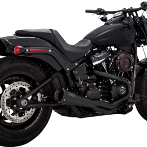 2-into-1 Upsweep Exhaust System - Black - Stainless Steel