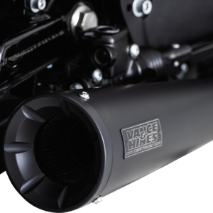 Upsweep 2-into-1 Exhaust System - Stainless Steel - Black