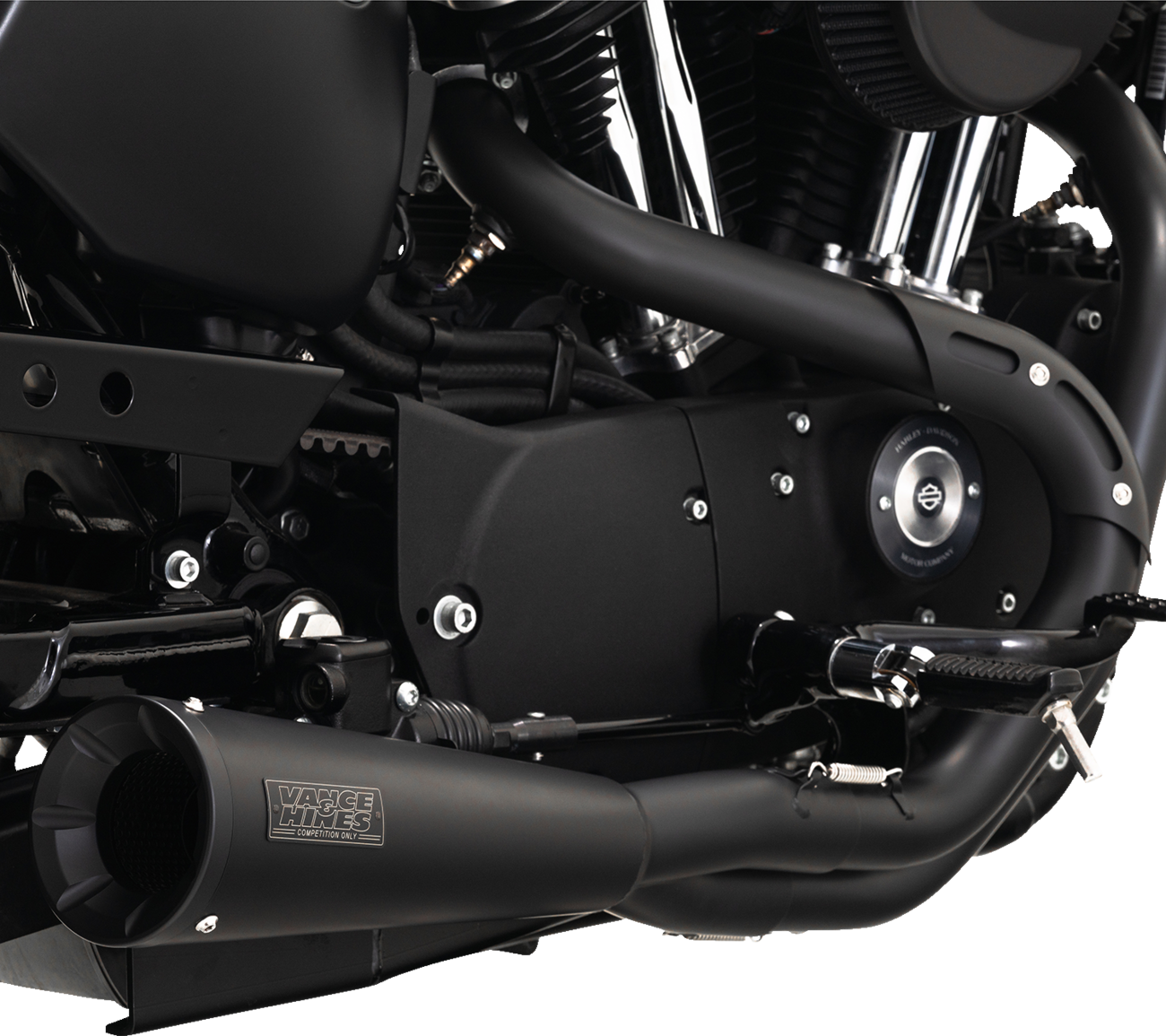Upsweep 2-into-1 Exhaust System - Stainless Steel - Black - Image 3