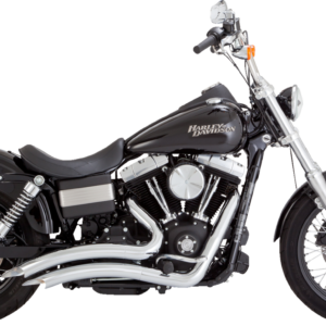 2-into-2 Big Radius Exhaust System - Chrome