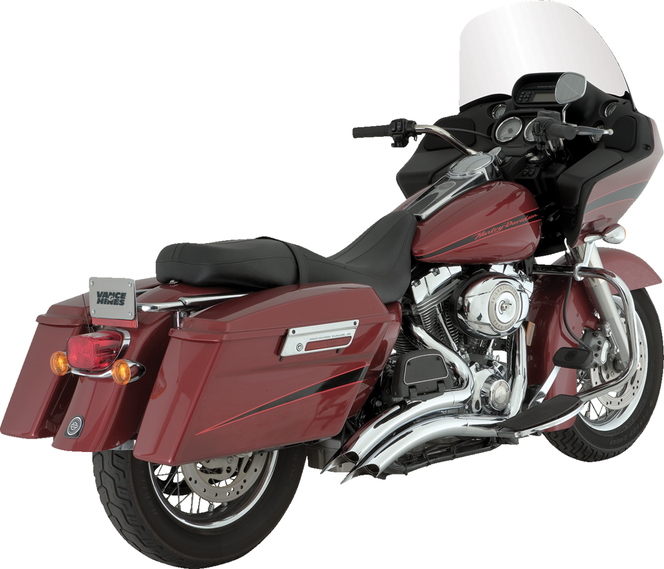 2-into-2 Big Radius Exhaust System - Chrome - Image 2