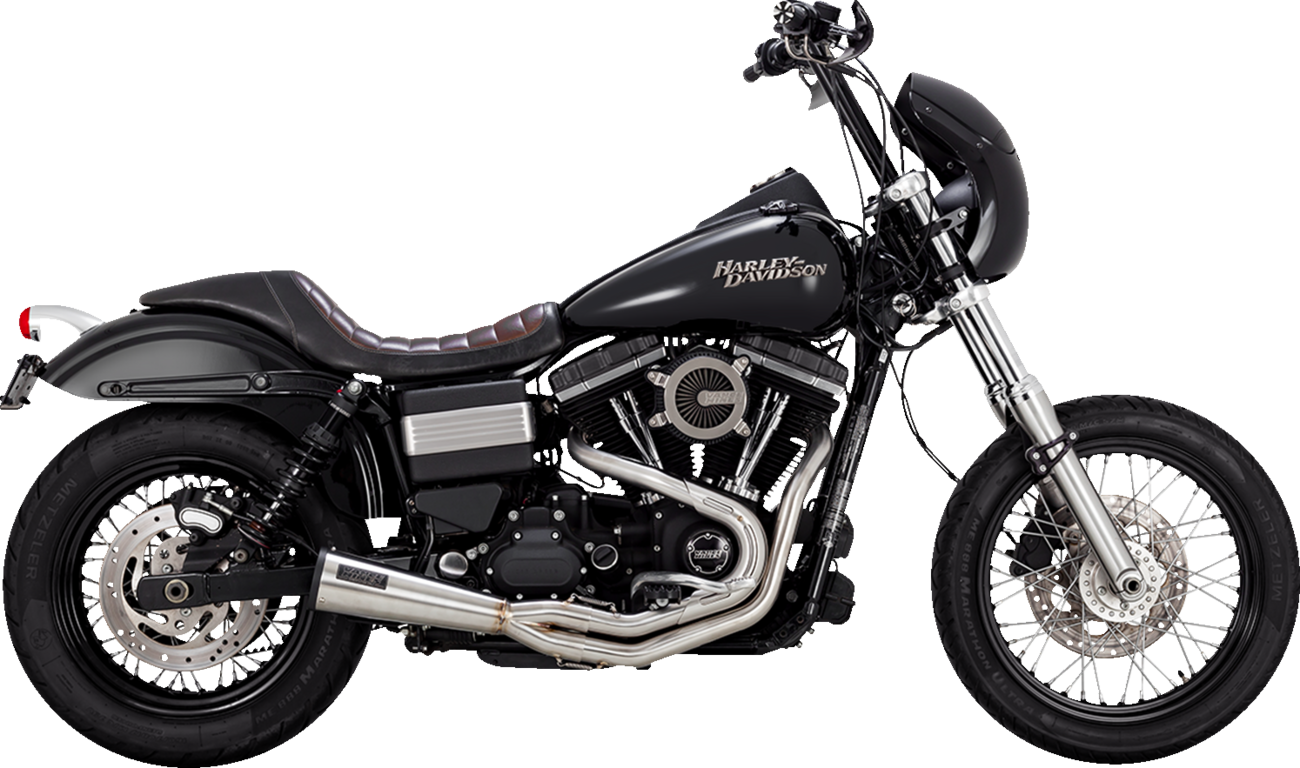 2-into-1 Upsweep Exhaust System - Brushed