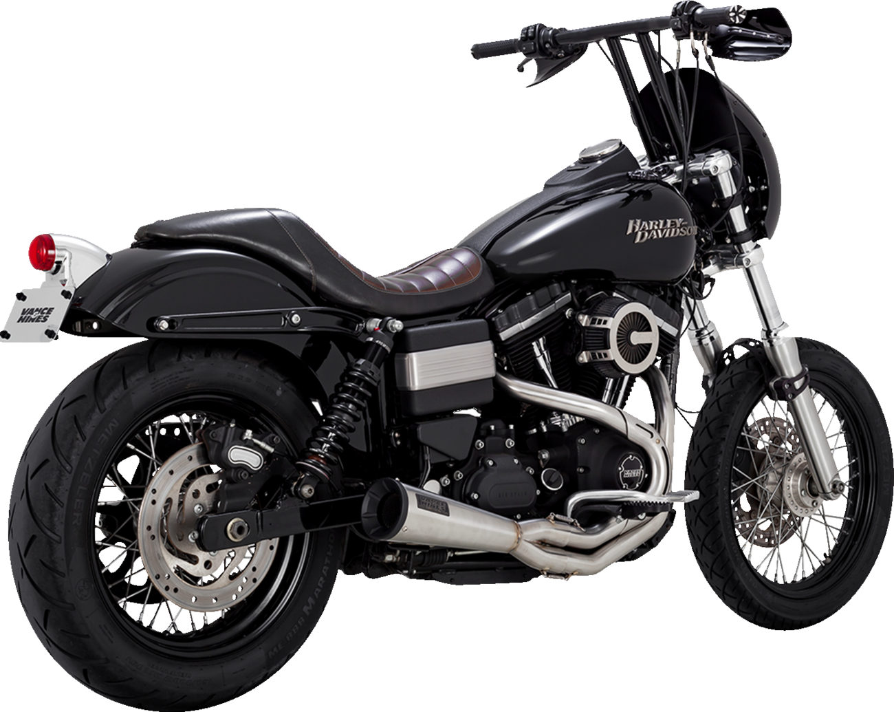 2-into-1 Upsweep Exhaust System - Brushed - Image 2