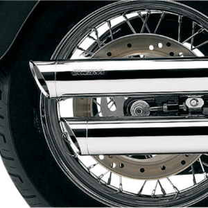 Chrome Slashcut Mufflers