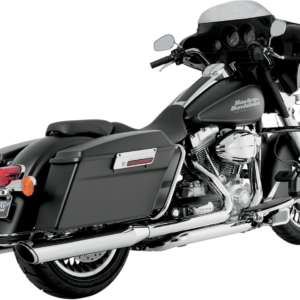 Twin Slash Muffler - Chrome
