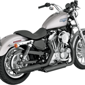 Twin Slash Mufflers - Black