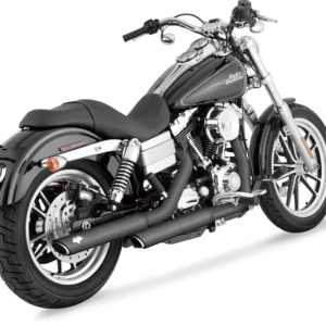 Twin Slash Mufflers - Black