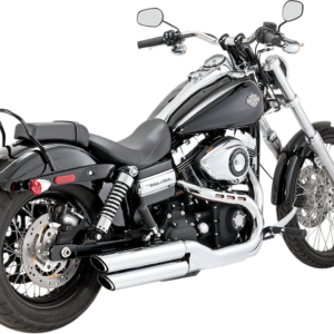 Twin Slash Mufflers - Chrome
