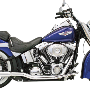 Slip-On Mufflers - Slash-Down - Chrome