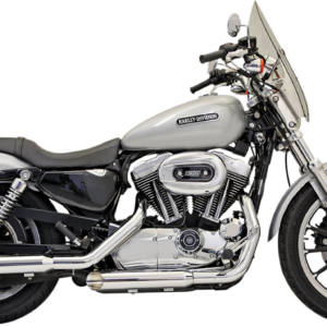 3" Mufflers - Chrome - Slash-Cut - Sportster '04-'13