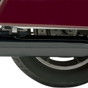 4" Quick Change Series Slip-On Mufflers - Black - FL '95-'16