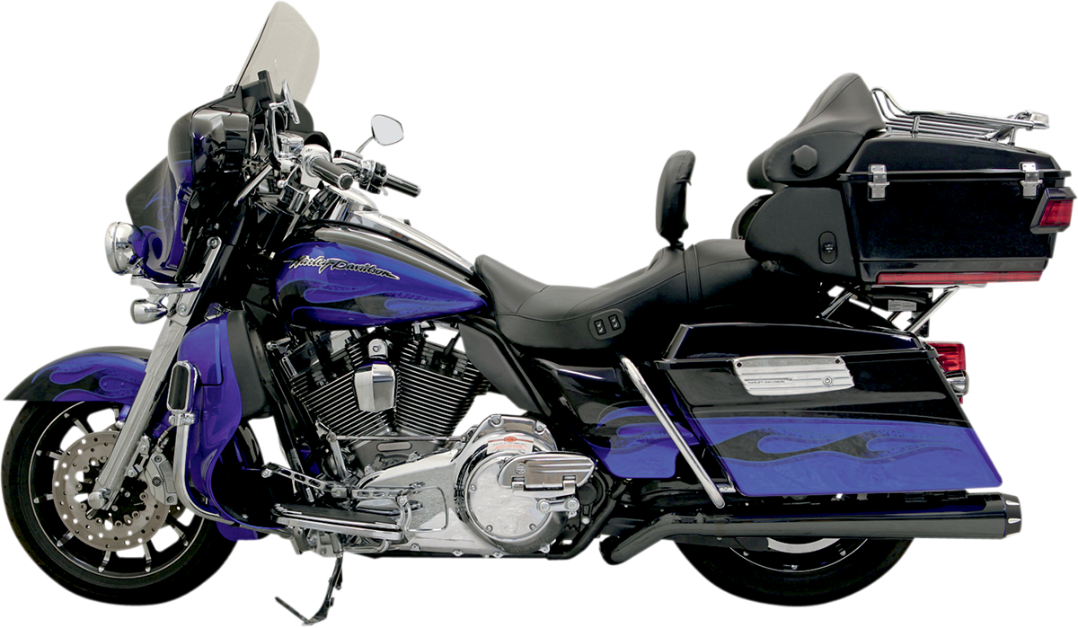 Mega Power Pseudo Muffler - Black - '09 - '20 FL