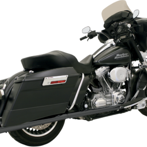 Megaphone Mufflers - Blk/Blk - Fluted - Performance Baffle