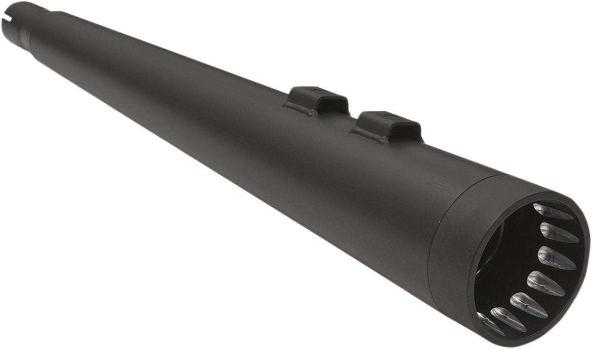 DNT Megaphone Muffler - Black/Black - '95-'16 FL