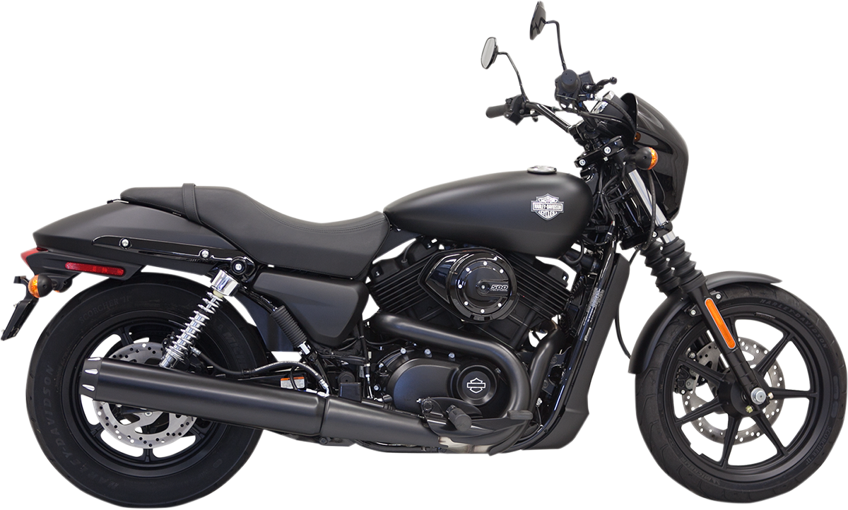 4" Black Muffler - Straight/Long - XG500/750