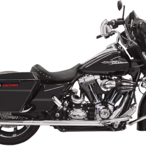 Fishtail Mufflers - Chrome - w/ Baffle - 33" - 95-'16 Touring