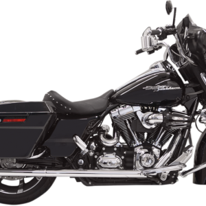 Fishtail Mufflers - Chrome - w/ Baffle - 36" - 95-'16 Touring