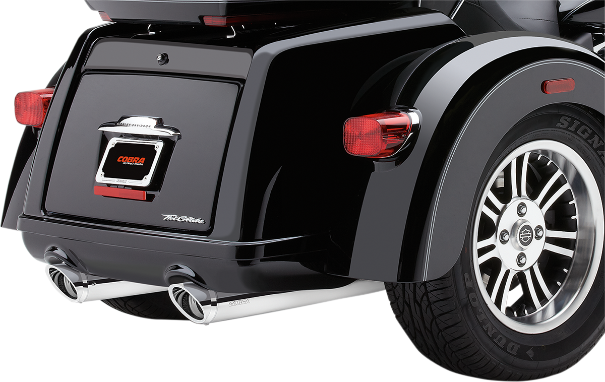 Chrome Tri Glide Mufflers