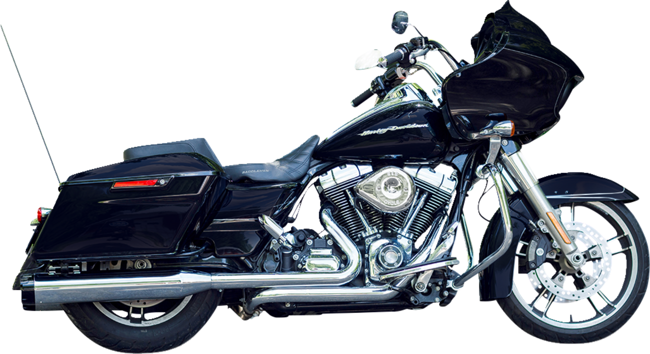 4-1/2" MK45 Performance Mufflers - Chrome with Black Thruster - Image 3