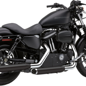 Slashcut Mufflers - Black - '04-'13 XL