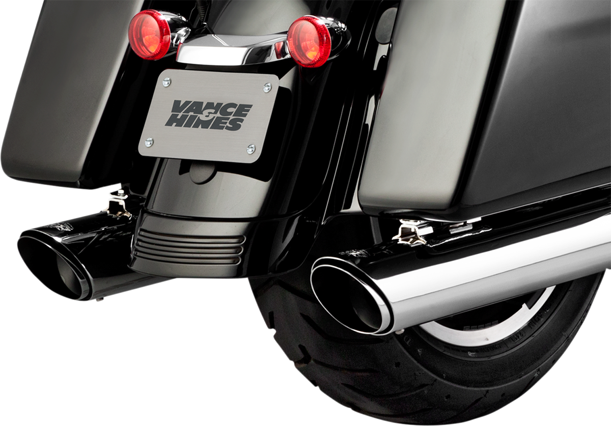 Twin Slash Muffler - Chrome - FL