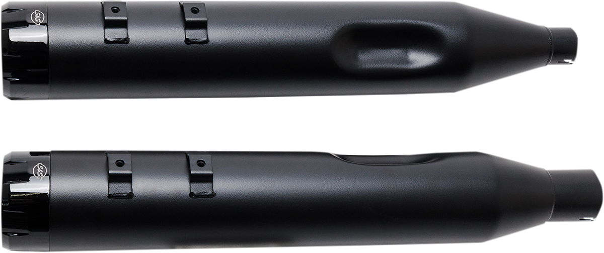 4-1/2" MK45 Performance Mufflers - Black Thruster - Image 3