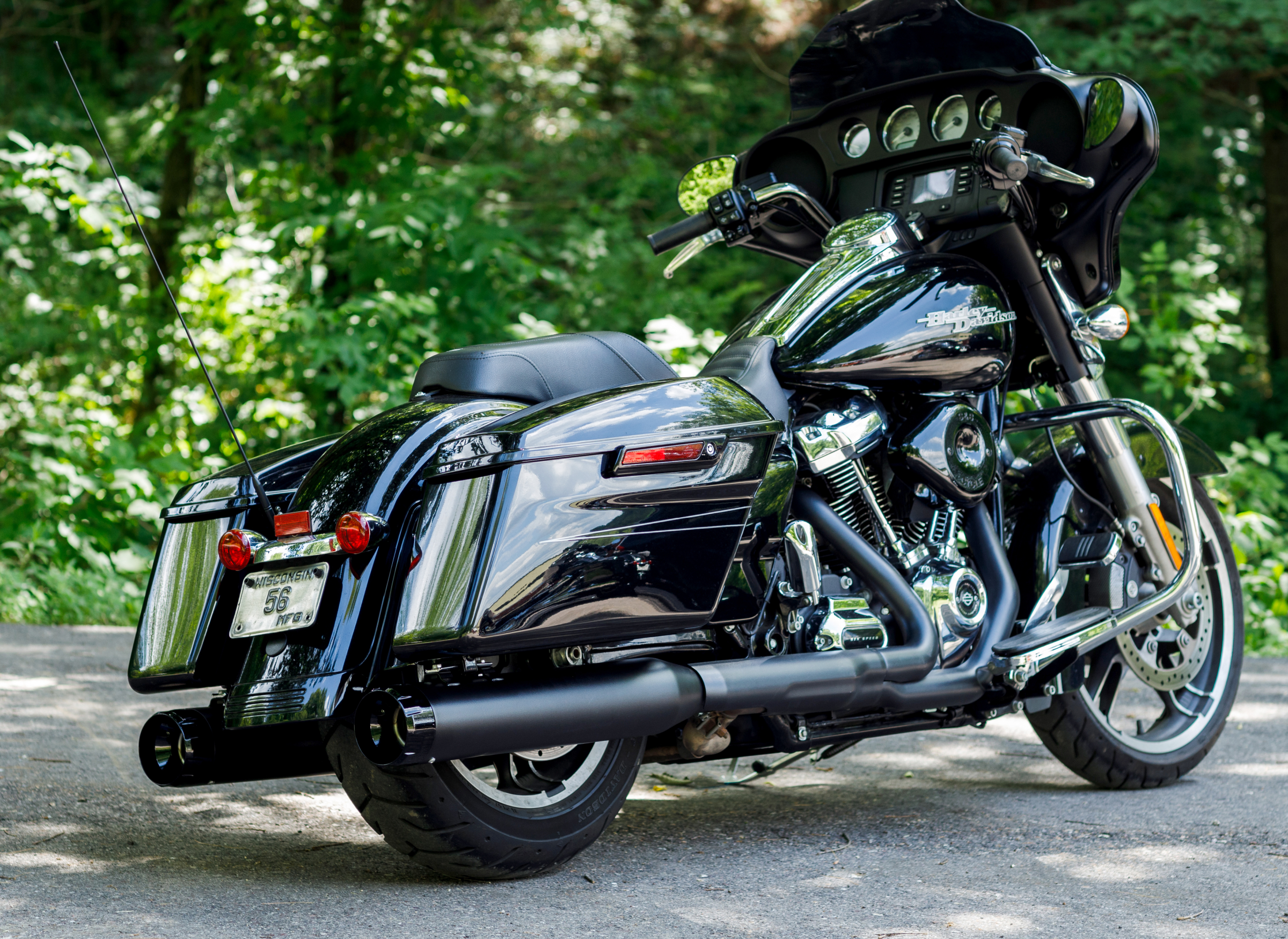 4-1/2" MK45 Performance Mufflers - Black Thruster - Image 2