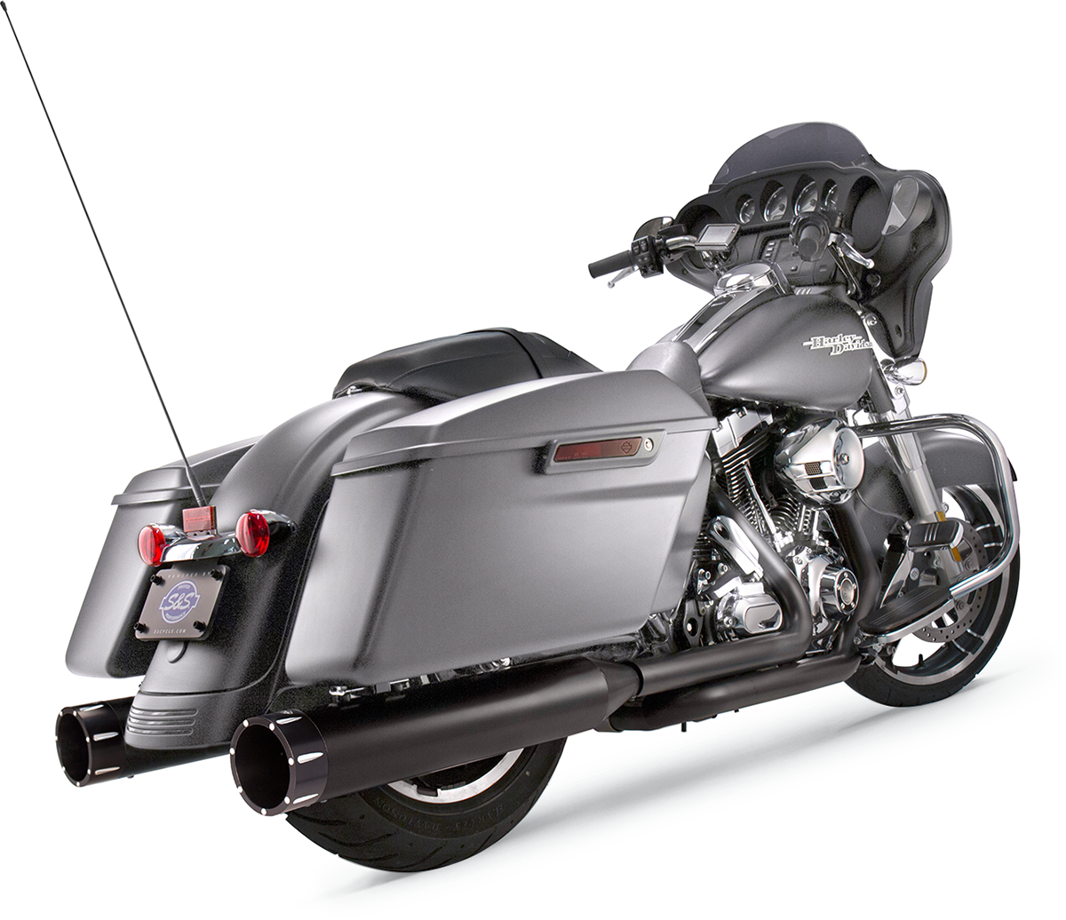 4-1/2" MK45 Performance Mufflers - Black Tracer - Image 2
