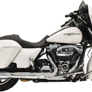 DNT Straight Can Mufflers for FL - Chrome/Black