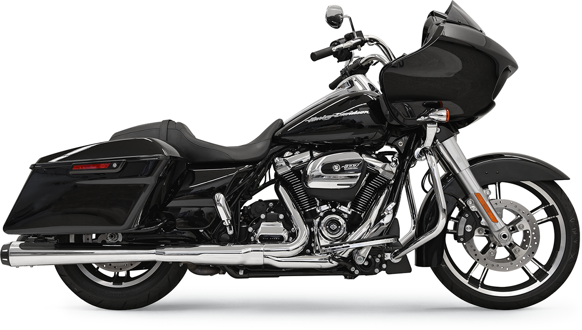 Megaphone Mufflers - Chrome/Black - FL